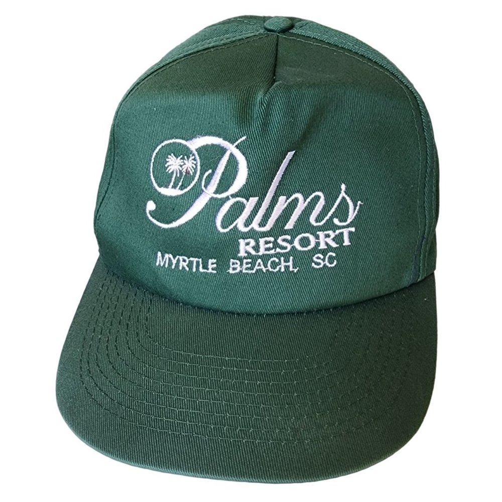Vintage Toppers Palm Resort Myrtle Beach South Carolina Snapback Trucker Hat Cap
